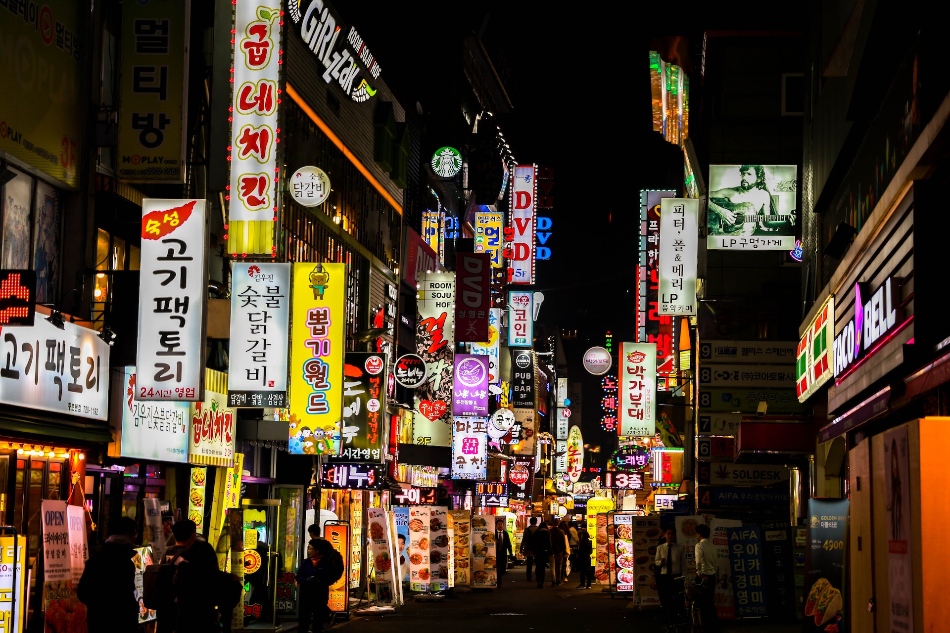Visit Korea Night Life Scene 한국여행 - 서울 밤거리