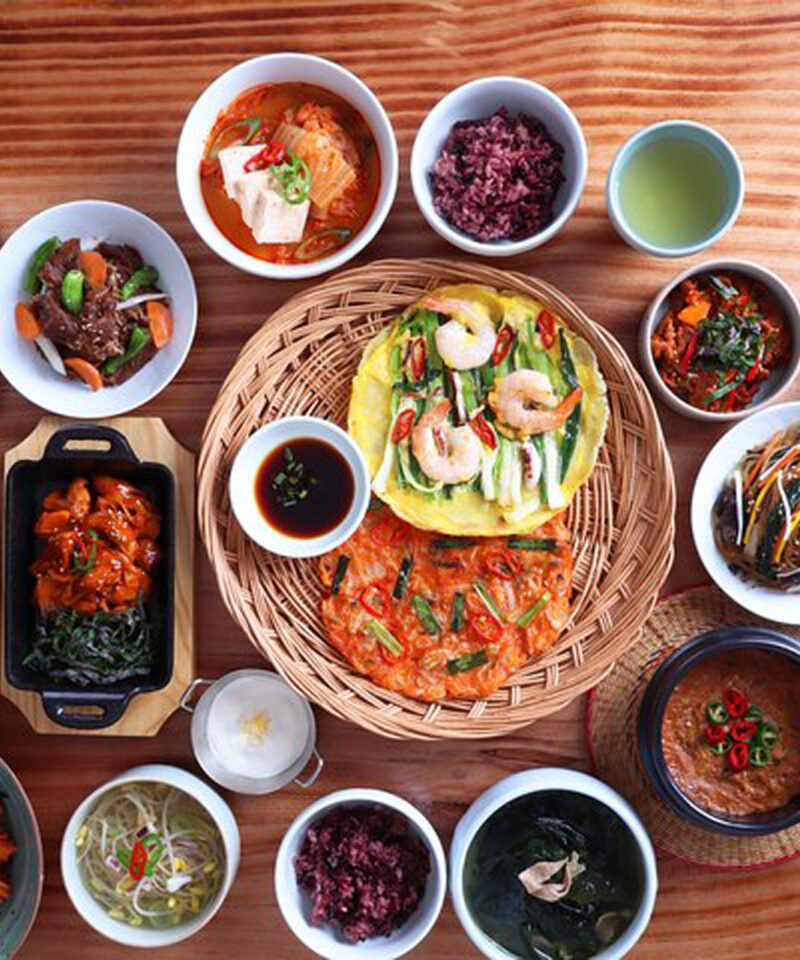 Seasonal Korean food "Han Sang" 계절음식 한상
